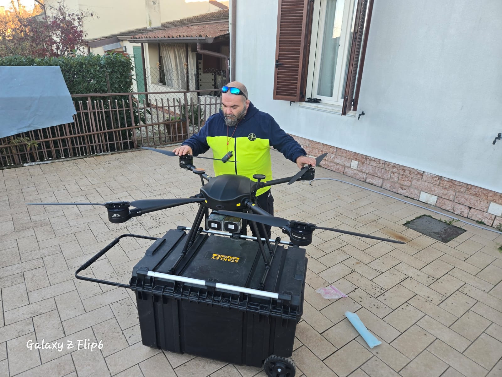 Sistema IDRO con drone tethered